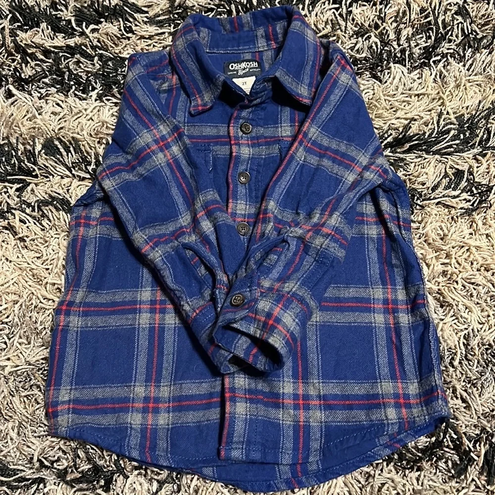Osh Kosh BGosh 2T 100% Cotton Long Sleeve Shirt